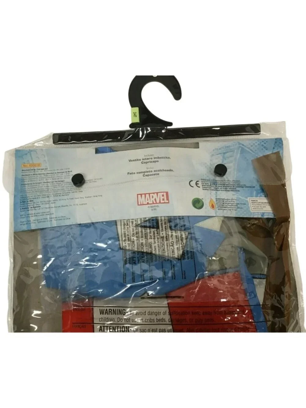 Marvel Captain America Toddler 1 to 2 years Child Costume